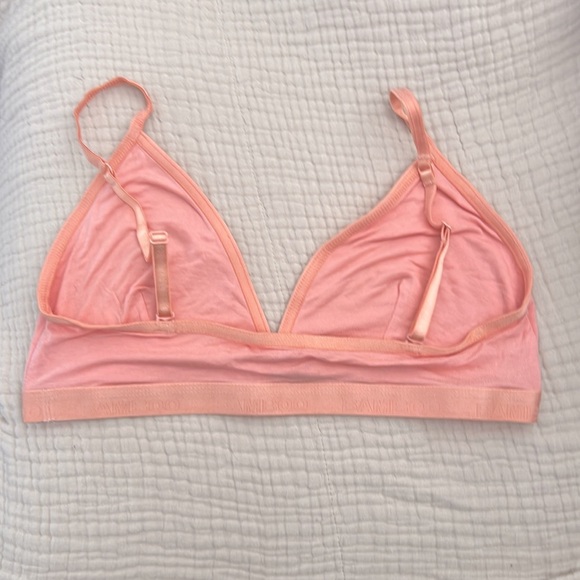 Bamboo triangle bralette xl peachy pink - Picture 2 of 3